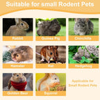 Seventy piece bunny and guinea pig chewing accessories collection overview