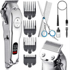 yucca Dog Grooming Clippers for Thick Heavy Coats, Cordless Animal Clippers Professional, Rechargeable Low Noise Clippers, Thick Fur Clippers with Metal Blade for Pets Dogs Cats - Image 9