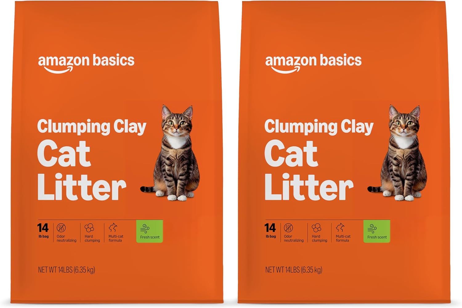 Multi-cat household usage concept with Amazon Basics litter