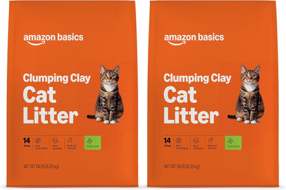 Multi-cat household usage concept with Amazon Basics litter