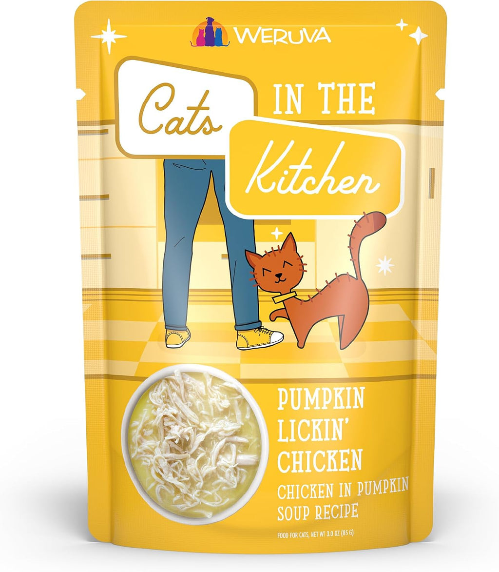 Weruva Cats in the Kitchen, Pantry Party Pouch Variety Pack in Gravy Cat Food, 3oz Pouch (Pack of 12) - Image 14