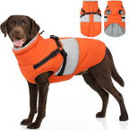 Dog Winter Coat, Waterproof Dog Coat Jacket with Harness for Medium Breeds Boys Girls, Reflective Fleece Lined Pet Snow Jacket Sweaters for Pug, Jack Russel, Boston Terrier, Pink M - Image 9