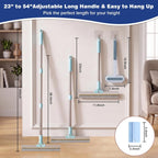 Person using Finvizo adjustable handle rake on stairs