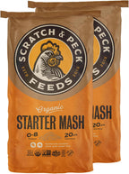 Scratch and Peck Feeds | Layer Mash for Chickens & Ducks | 40 lb Bag | 16% Protein, Corn & Soy Free, Fermentable Whole Grains, Certified Organic & Non-GMO Project Verified, Complete Nutrition - Image 14