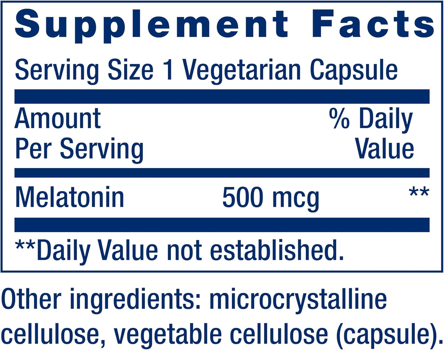 Life Extension Melatonin, 500 mcg - Gently Promotes Sleep, Low Dose, Value Size - Non-GMO, Gluten-Free, Vegetarian - 200 Capsules - Image 3