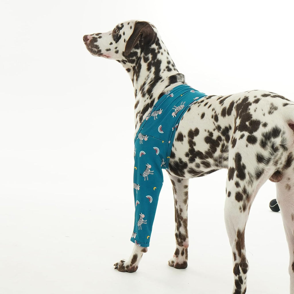 Elite medical grade dog leg wrap for postoperative skin protection and care