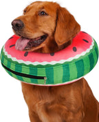 Inflatable Dog Pillow Cone Collar After Surgery, Donut Soft Neck Cone for Pug Dachshund Medium Dogs, etc, Recovery E Collar to Stop Licking Pink - Image 9
