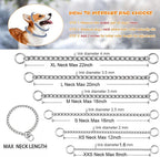 Heavy duty silver training chain collar showing the durable metal links.
