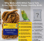 Birds LOVE premium bird food ingredient label