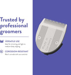 Wahl professional surgical grade pet grooming trimmer blade showing detailed alignment teeth