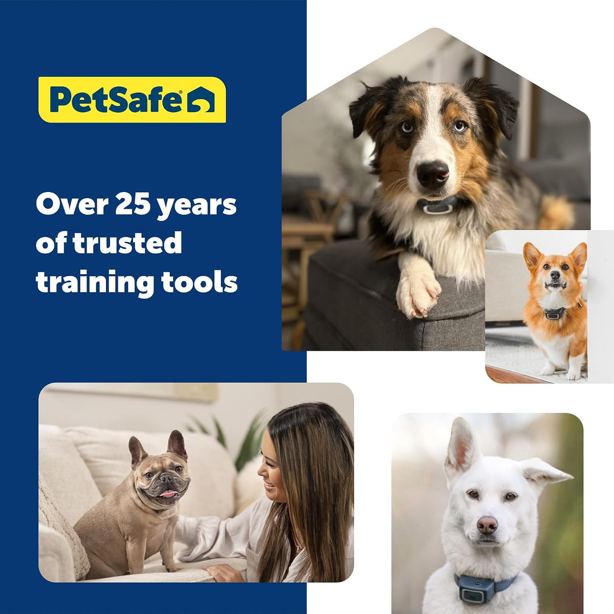 Back label of PetSafe citronella spray refill with instructions