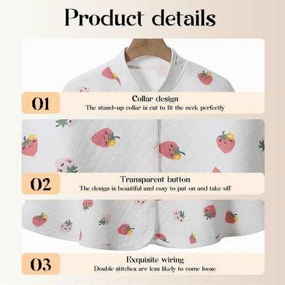 ZYPHOLIE pet parrot shoulder guard soft cotton inner lining layer perspective