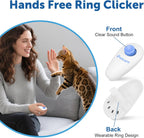 Purroro clicker and target stick kit being used for positive reinforcement training