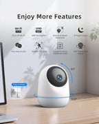 Andyssey indoor camera dual band wifi setup