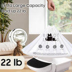 AWoHH 120 pack cat litter box liners tear resistant test demonstration