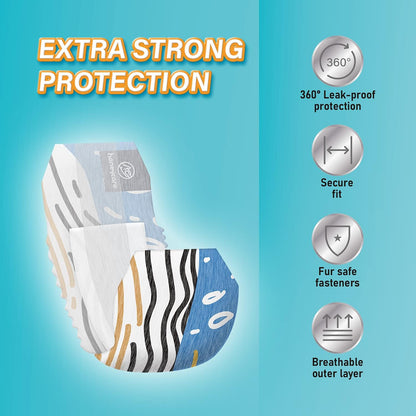 HONEY CARE pet training belly band 360 degree leak proof protection