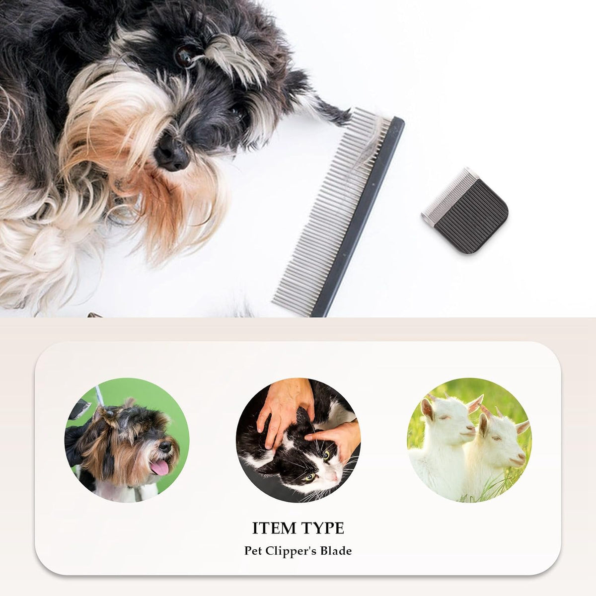 Herklotzn ceramic pet clipper cutter head replacement part close up