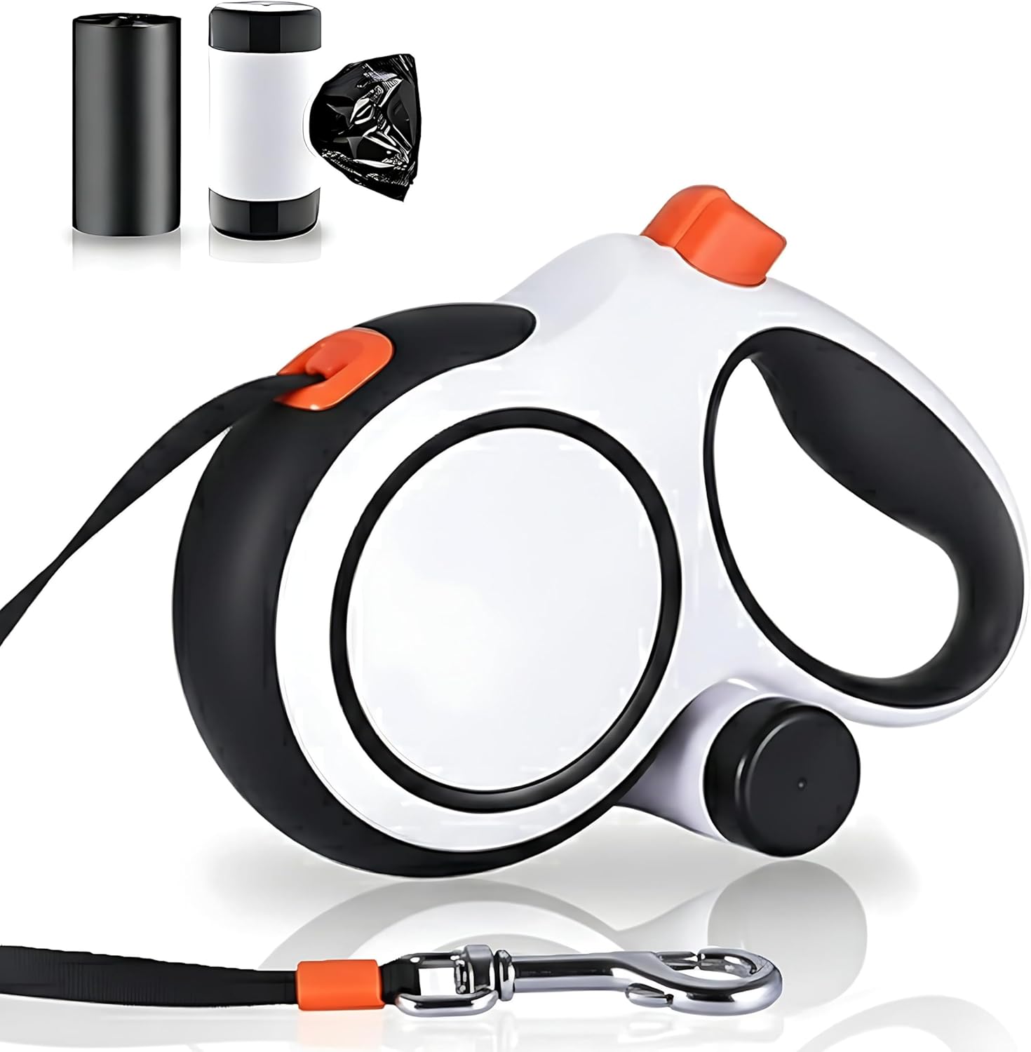 Lulupet heavy duty retractable dog leash front view
