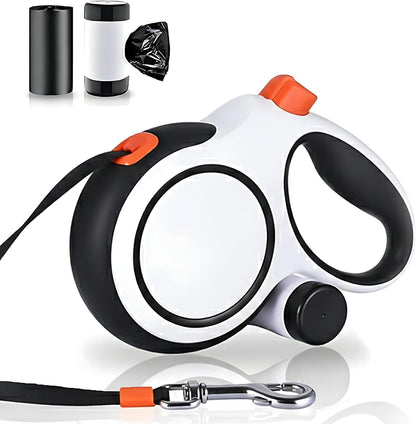 Lulupet heavy duty retractable dog leash front view