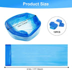 Universal diaper pail refill liners showing seven layer film thickness