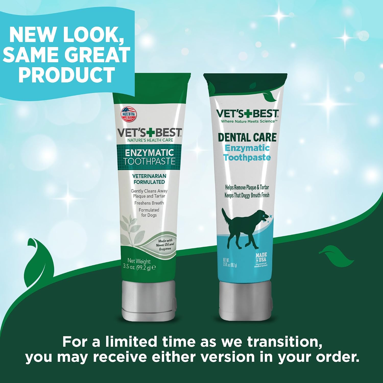 Authentic USA imported Vet's Best dog dental care product