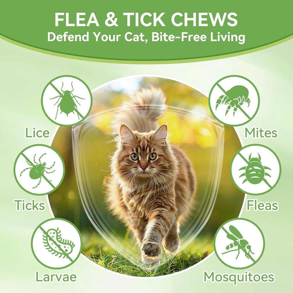 ColEaze chicken flavor cat treats for digestive health and pest defense