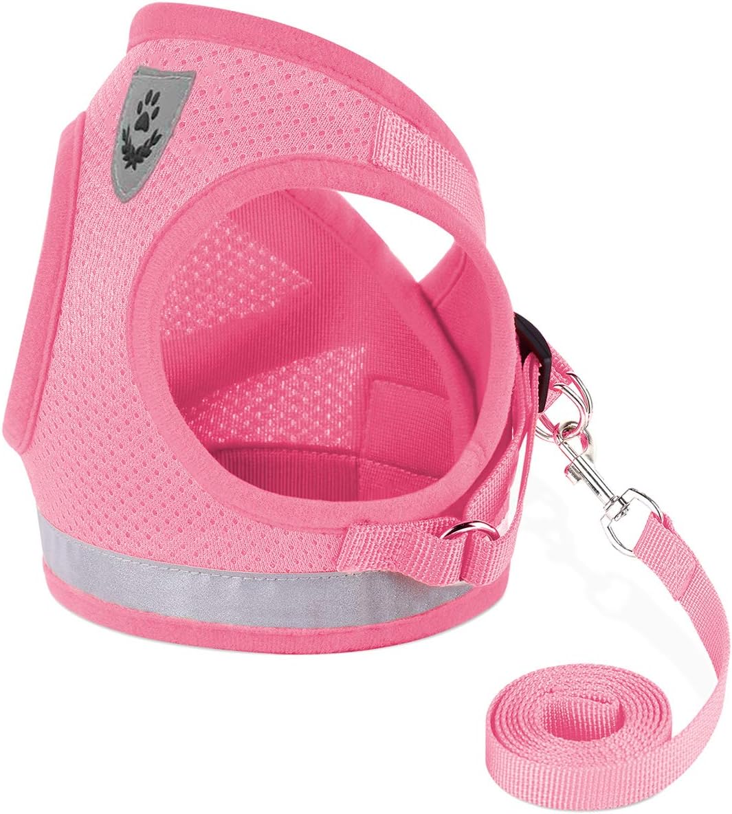 Cat Harnesses and Puppy Harness with Leashes Set, Escape Proof Cat Harness, Adjustable Reflective Soft Mesh Vest Fit Puppy Kitten Rabbit Ferrets's Outdoor Harness - Image 10