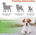 Mon2sun dog treats packaging label details