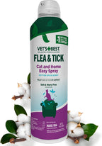 Vet's Best Natural Flea and Tick Home Spray for Cats - Natural Plant-Based Formula with Certified Essential Oils - Indoor Flea Treatment for Home Use - Safe and DEET-Free - 32 oz Bottle - Image 11