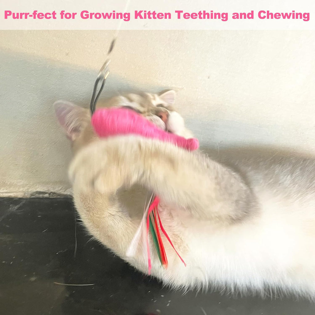 Soft cotton catnip stuffed fish kicker toys suitable for indoor cats