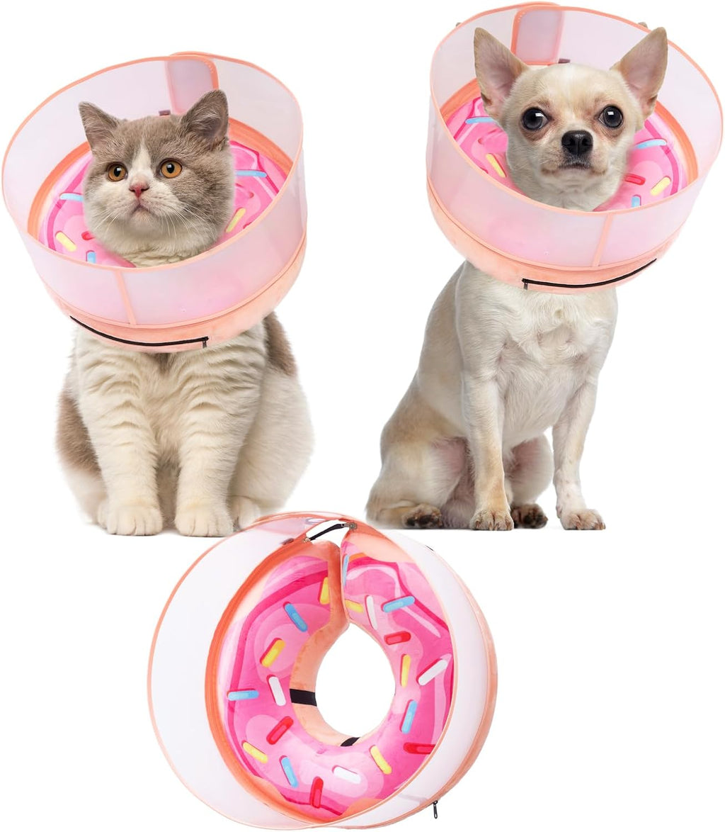 Inflatable Dog Cone Collar with Enhanced Anti-Licking, Soft Neck Donut for Dogs Cats, Recovery Pet Cone Collar After Surgery for Large Medium Small Dogs... (Watermelon, Large) - Image 15