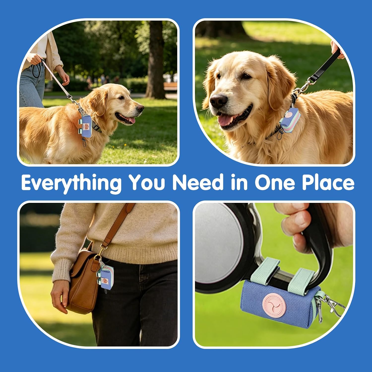 Lepawit dog accessory pouch holding keys and treats