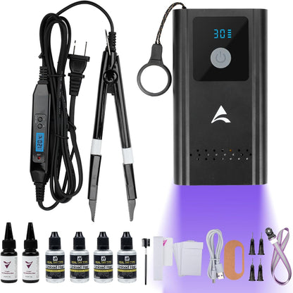 Iniceviolet Professional V Light Hair Extension Kit with machine and tools
