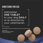 Close up view of the 8 billion CFU microencapsulated probiotic tablets for pets