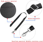 Demonstration of the sewn loop end on the adjustable horse blanket accessory