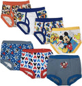 Disney Mickey Mouse potty training pants starter kit front view showcasing toddler underwear pack