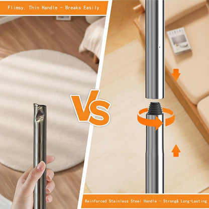 Storage of pet hair removal tool on wall hook