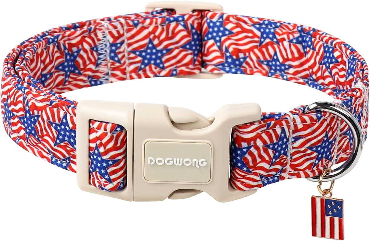 Detailed shot of heavy duty hardware on Dogwong collar