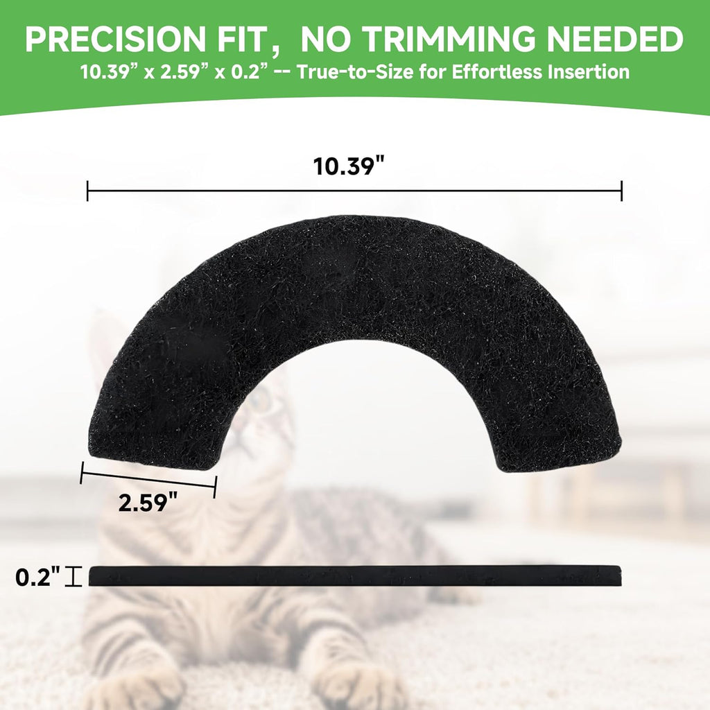 Twenty piece bulk pack of charcoal replacement filters for automatic litter boxes