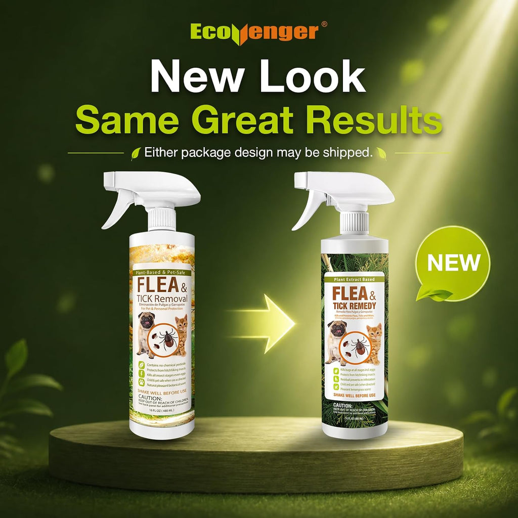 Natural botanical ingredient list on EcoVenger spray bottle