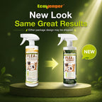 Natural botanical ingredient list on EcoVenger spray bottle