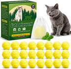 Qaihiei 24 Pcs Cat Deterrent Balls with peppermint oil