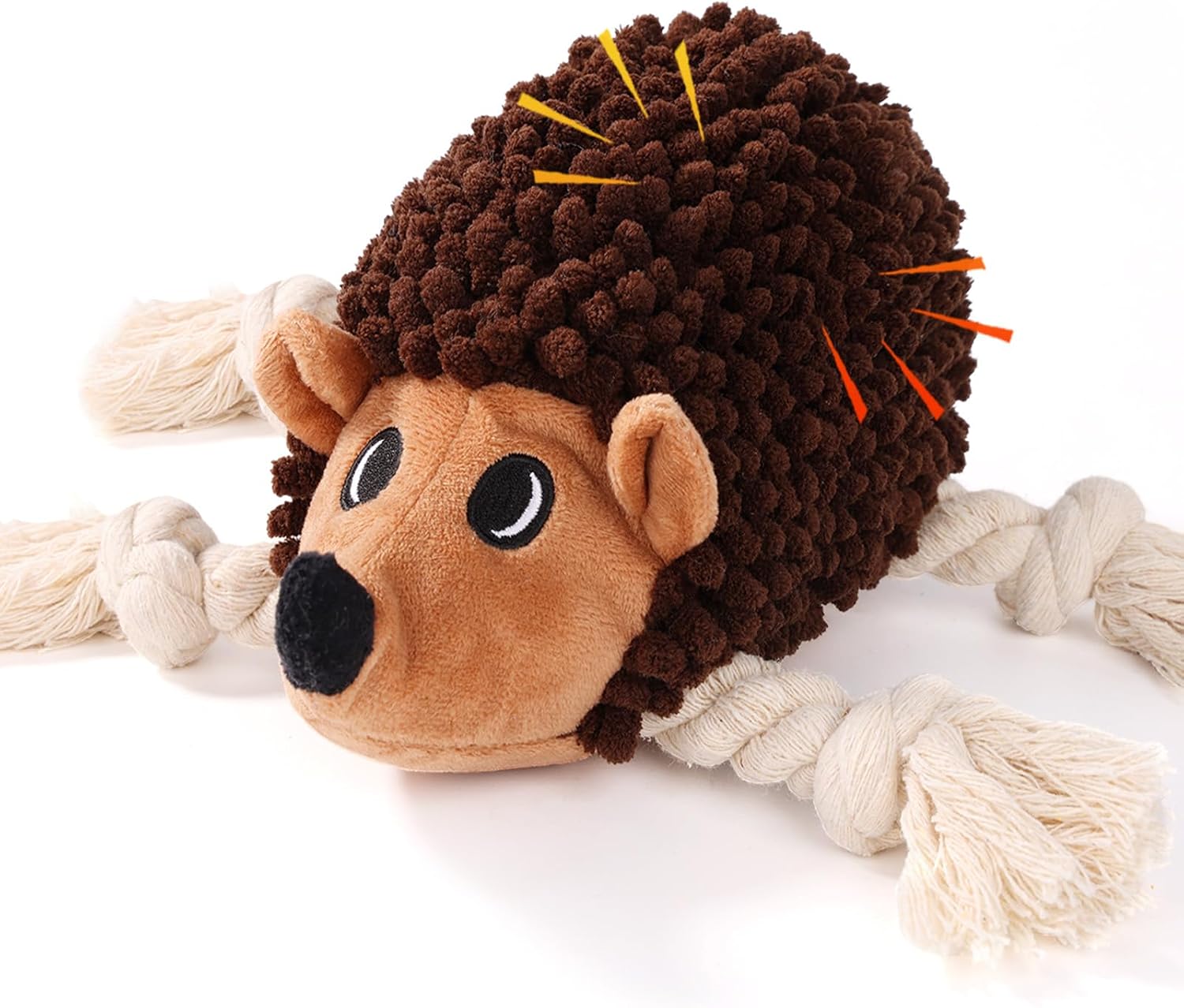 Drmstow Interactive Dog Toys for Large Dogs - Durable Rope Tug of War Toy with Squeaker & Crinkle - Tough Plush Chew Toys for Teeth Cleaning, Boredom Relief & Active Play - Image 12