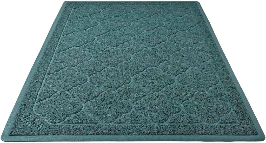 WePet Cat Litter Box Mat, Kitty Premium PVC Pad, Durable Trapping Rug, Phthalate Free, Urine-Resistant, Scatter Control, XXL 47 x 36 Inch, Grey - Image 12