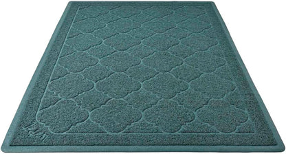 WePet Cat Litter Box Mat, Kitty Premium PVC Pad, Durable Trapping Rug, Phthalate Free, Urine-Resistant, Scatter Control, XXL 47 x 36 Inch, Grey - Image 12