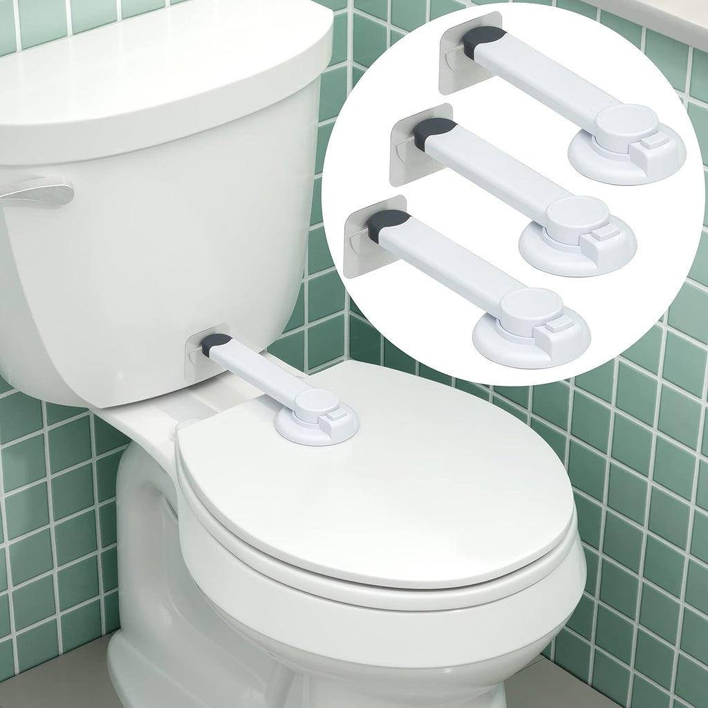 Wappa Baby 3 pack toilet safety lock front view