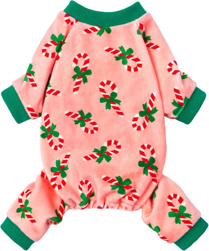 Fitwarm Funny Vegetable Dog Pajamas, Warm Winter Dog Clothes for Small Dogs Boy Girl, Cozy Pet Onesie with Feet, Green, White, Red, Pink, Purple, XS - Image 9