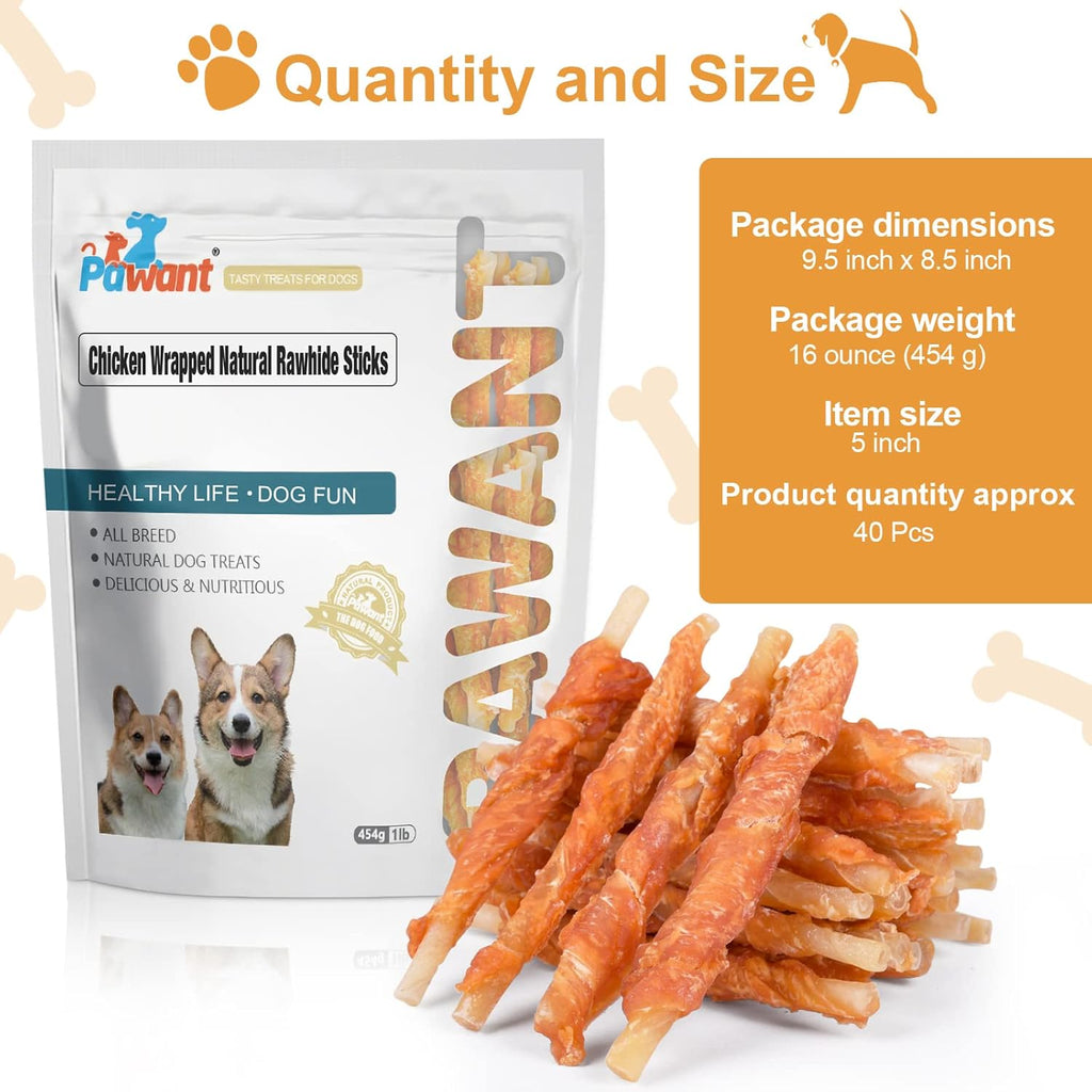 Back label of Pawant dog treats detailing guaranteed analysis and natural ingredients list.