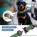 Tacwild tactical nylon dog collar adjustable buckle detail