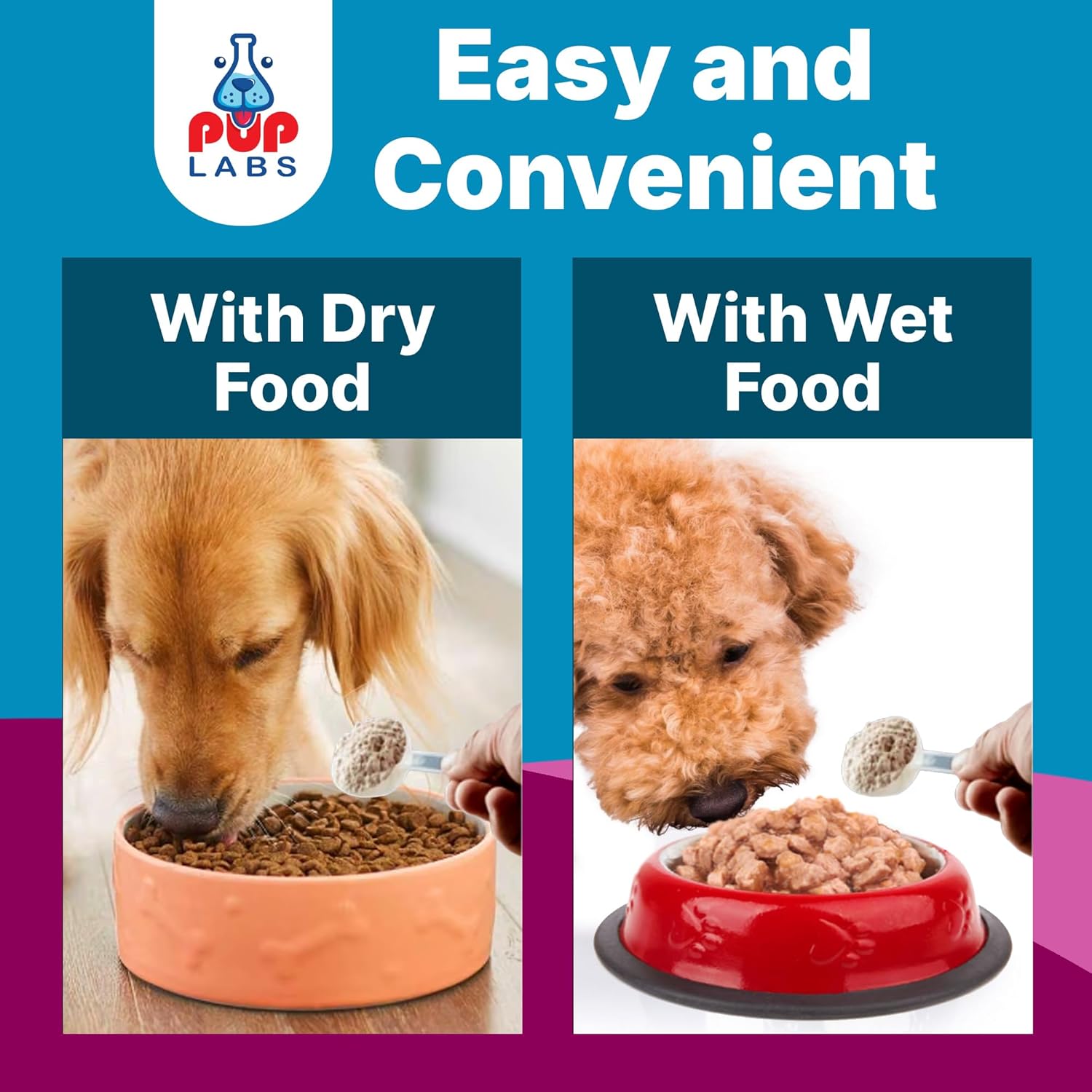 Pup Labs K9 Belly Bliss premium pet digestive care supplement container close up